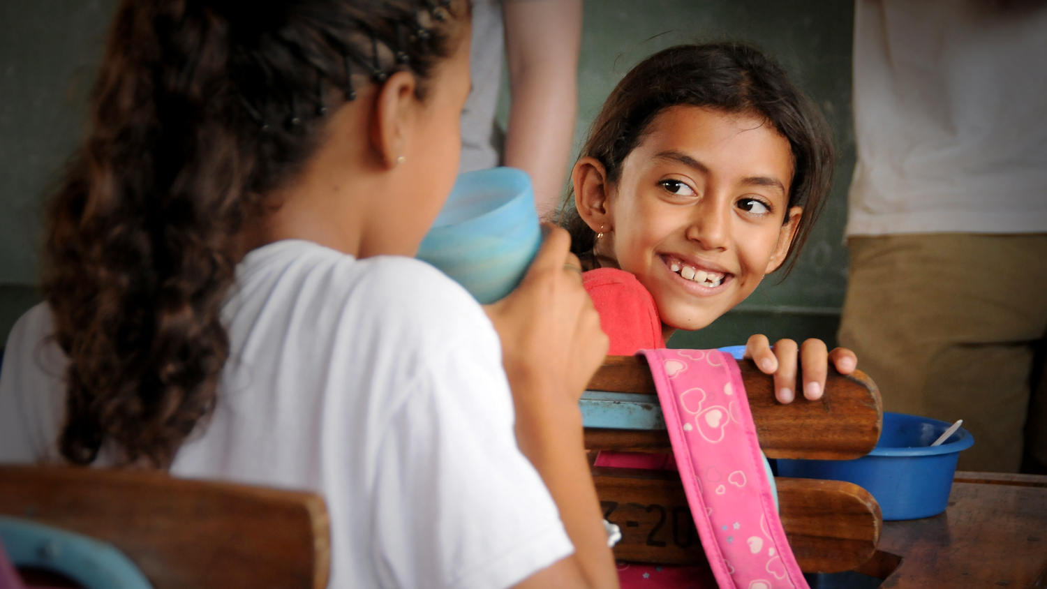 children in classroom